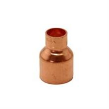 This is an image of a 35mm x 15mm Copper Endfeed Straight Reducer.