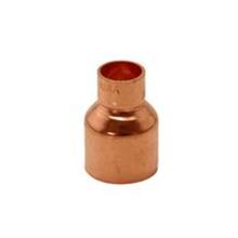 This is an image of a 22mm x 15mm Copper Endfeed Straight Reducer.