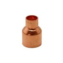 This is an image of a 54mm x 15mm Copper Endfeed Straight Reducer