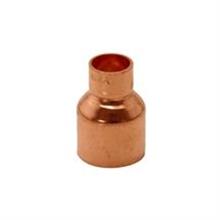 This is an image of a 28mm x 15mm Copper Endfeed Straight Reducer.