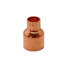This is an image of a 54mm x 22mm Copper Endfeed Straight Reducer