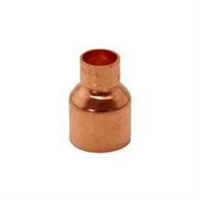 This is an image of a 54mm x 35mm Copper Endfeed Straight Reducer