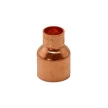 This is an image of a 54mm x 42mm Copper Endfeed Straight Reducer