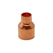 This is an image of a 54mm x 28mm Copper Endfeed Straight Reducer.