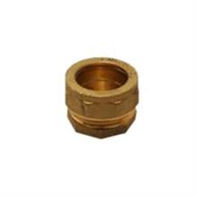 This is an image of a 54mm Compression Stop End Copper.