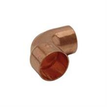 This is an image of a 15mm Copper Endfeed 90° Street Elbow