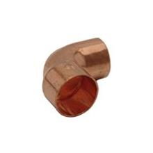 This is an image of a 35mm Copper Endfeed 90° Street Elbow