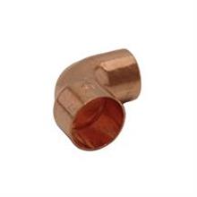 This is an image of a 22mm Copper Endfeed 90° Street Elbow