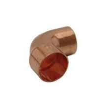 This is an image of a 54mm Copper Endfeed 90° Street Elbow