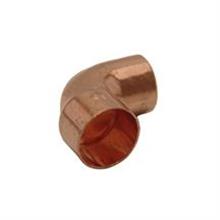 This is an image of a 42mm Copper Endfeed 90° Street Elbow