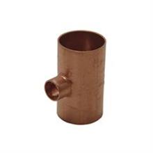 This is an image of a 42mm x 42mm x 35mm Endfeed Copper Reducing Branch Tee