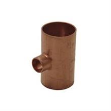 This is an image of a 42mm x 42mm x 15mm Endfeed Copper Reducing Branch Tee