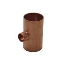 This is an image of a 35mm x 35mm x 28mm Endfeed Copper Reducing Branch Tee 