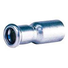 This is an image of a Mpress Carbon Steel 18mm x 15mm Straight Coupling Reduction.