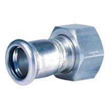 M-Press Carbon Steel Tap Connector  22mm x 1"