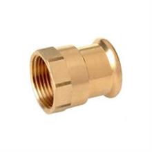 M-Press Copper Straight Female Adapter 15mm x 1/2"