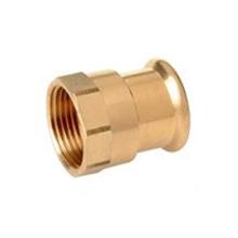 M-Press Copper Straight Female Adapter 22mm x 1/2"