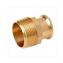 M-Press Copper Straight Male Adapter 15mm x 1/2"