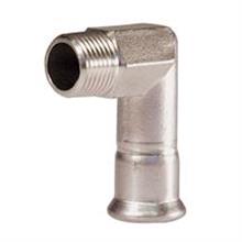 M-Press Stainless Steel Male Elbow 15mm x 1/2"