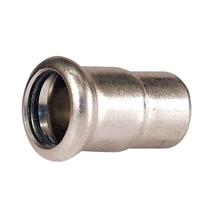 M-Press Stainless Steel Straight End Cap 108mm