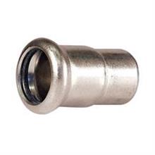 M-Press Stainless Steel Straight End Cap 66.7mm