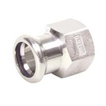 M-Press Stainless Steel Female Adapter 35mm x 1 1/4"