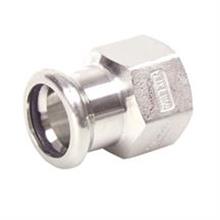 M-Press Stainless Steel Female Adapter 22mm x 1/2"