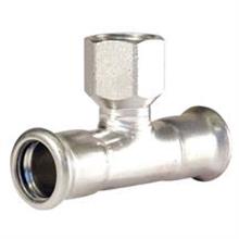 M-Press Stainless Steel Female T-Coupling 42mm x 1/2" x 42mm
