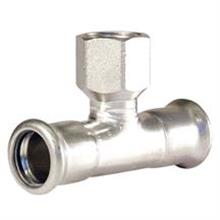 M-Press Stainless Steel Female T-Coupling 54mm x 3/4" x 54mm