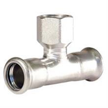 M-Press Stainless Steel Female T-Coupling 18mm x 1/2" x 18mm