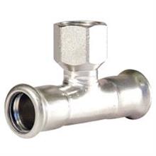 M-Press Stainless Steel Female T-Coupling 28mm x 1/2" x 28mm