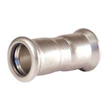 M-Press Stainless Steel Straight Coupling 35mm