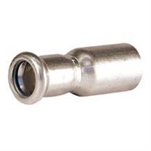 M-Press Stainless Steel Straight Coupling Reduction 35mm x 28mm
