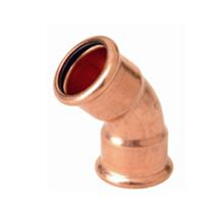 M-Press Copper Bend 45° 66.7mm x 66.7mm