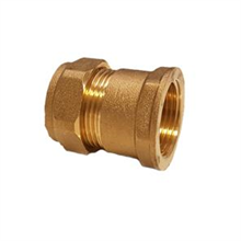 This is an image of a 22mm x 1" Compression Female Adaptor.