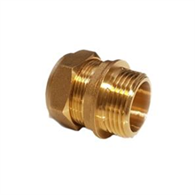 This is an image of a 10mm x 3/8" Compression Male Adaptor