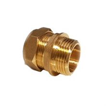 This is an image of a 35mm x 1 1/4" Compression Male Adaptor