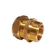 This is an image of a 22mm x 1" Compression Male Adaptor