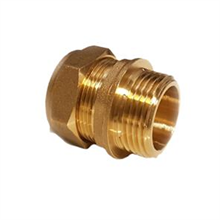 This is an image of a 28mm x 1" Compression Male Adaptor.