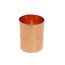 This is an image of a 35mm Copper Endfeed Straight Coupling.