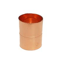 This is an image of a 22mm Copper Endfeed Straight Coupling