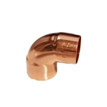 This is an image of a 22mm Copper Endfeed 90° Elbow