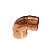 This is an image of a 15mm Copper Endfeed 90° Elbow