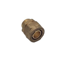 This is an image of a Rehau Everloc Male Compression Ring Adaptor 25mm x 3/4"