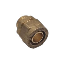 This is an image of a Rehau Everloc Male Compression Ring Adaptor 50mm x 1 1/2"