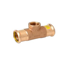 M-Press Copper Gas Reducing Female Tee 28mm x 1/2" x 28mm