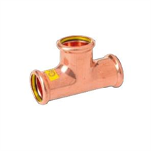 M-Press Copper Gas Tee 15mm x 15mm x 15mm 79100151515 | Press Fit