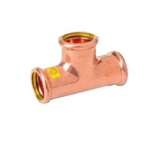 M-Press Copper Gas Tee 54mm x 54mm x 54mm 79100545454 | Press Fit