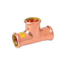 M-Press Copper Gas Tee 28mm x 28mm x 28mm 79100151515 | Press Fit 