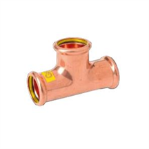 M-Press Copper Gas Equal Tees | Press Fit